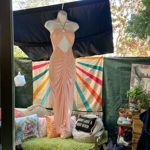 L Space NWT Stina Midi Dress in Rose Quartz Size XS